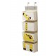 3 Sprouts Vggfrvaring med fickor (Wall Organizer), Giraffe