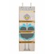 3 Sprouts Vggfrvaring med fickor (Wall Organizer), Ostrich