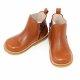 Angulus Chelsea Boot i Cognac med dragkedja och elastik