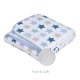 Little Dutch Sngfilt Pure & Soft 110 cm x 140 cm, Mixed stars mintgrn
