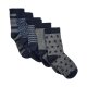 Minymo Strumpor (5-pack), Mnster/Dark Grey Melange