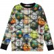 Molo T-shirt LS, Rill/Footballs