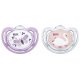 NUK Freestyle Silikonnapp(2 st.) - Nappstorlek: 6-18 mdr., Lilac/Rose