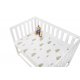 Pinolino Dra-p�-lakan till Vagga, Bedside Crib och barnvagn 2 st, Jersey/Gr� moln