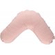 Smfolk GOTS Fodral till amningskudde, Mikropplen/Silver Pink