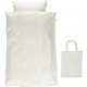 Smfolk Juniorbddset 100x140 cm, Mikropplen/Creme