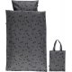 Smfolk Baby Sngset 70x100 cm med pplen, Steel Grey