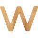 small foot ABC Bokstav W, Bambu