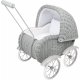 small foot Dockvagn i Rotting, Vintage Grey